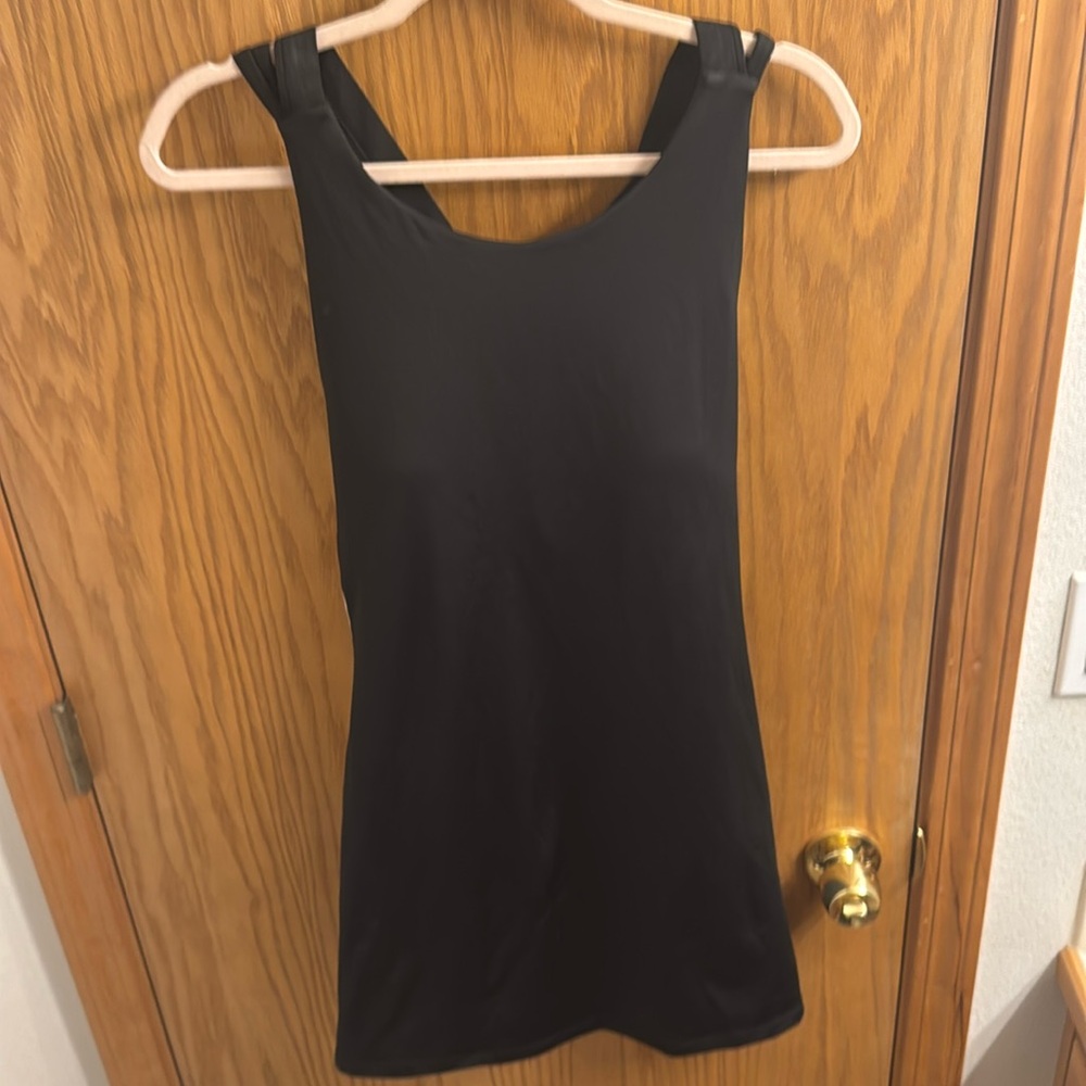 Nicole miller sport black and white dress size large